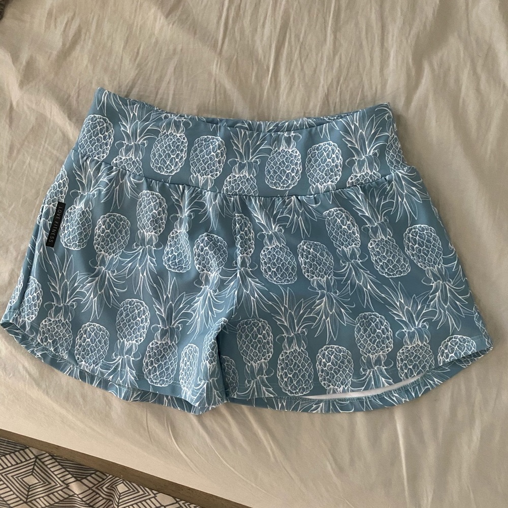 Love Fitness Pineapple shorts